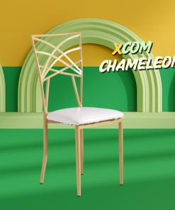 Ghế Chameleon Thanh Lưng Đan Chéo Nệm Rời Mềm Mại