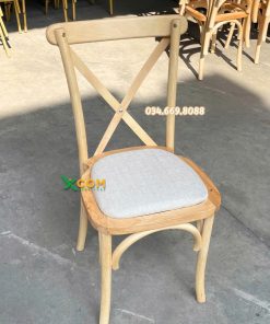 ghế crossback gỗ