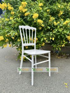 Chất liệu cốt nhựa nguyên sinh cao cấp của ghế napoleon trắng