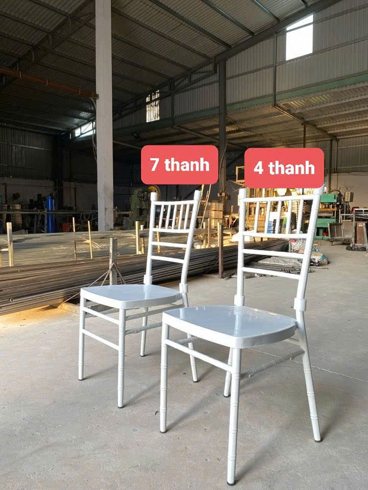 Ghế tiffany sắt sơn tĩnh điện giữ giá trị thanh lý cao theo thời gian