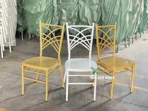 Ghế X-One Sắt Sơn Tĩnh Điện Lưng Đan Chéo 5 Mẫu ghế x-one sắt sơn tĩnh điện cao cấp cho sảnh tiệc cưới