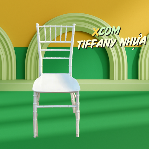 Tiffany nhựa trắng – Ghế Sự Kiện