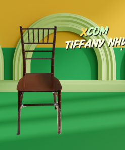 Tiffany nhựa nâu – Ghế Sự Kiện