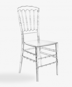 Transparent acrylic Napoleon chair